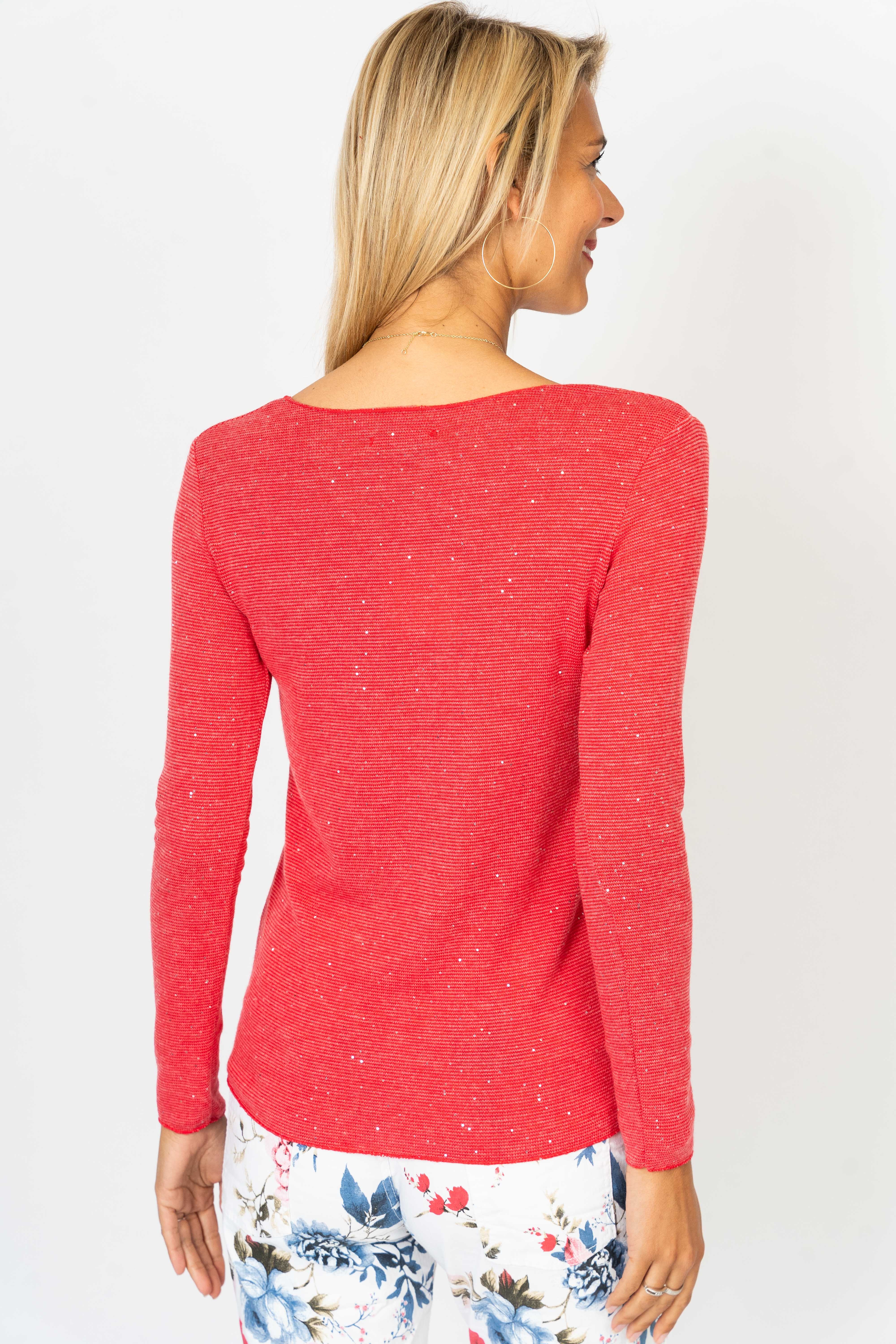 Sized Top with Sequins