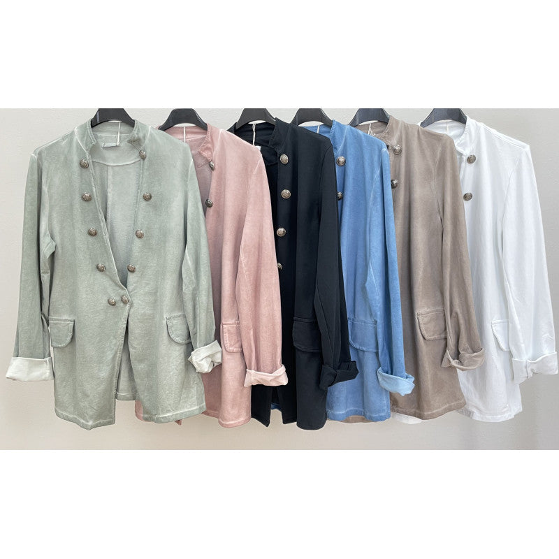Cotton V closure Jacket