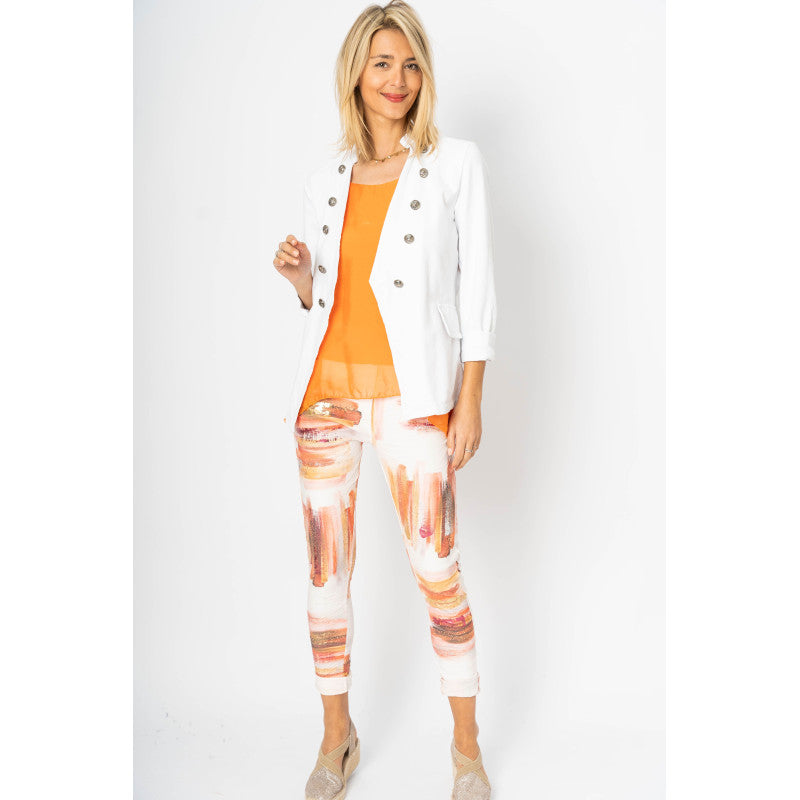 Cotton V closure Jacket