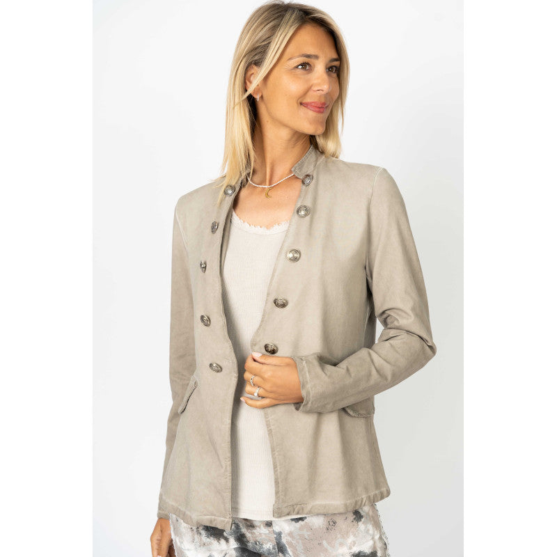 Cotton V closure Jacket