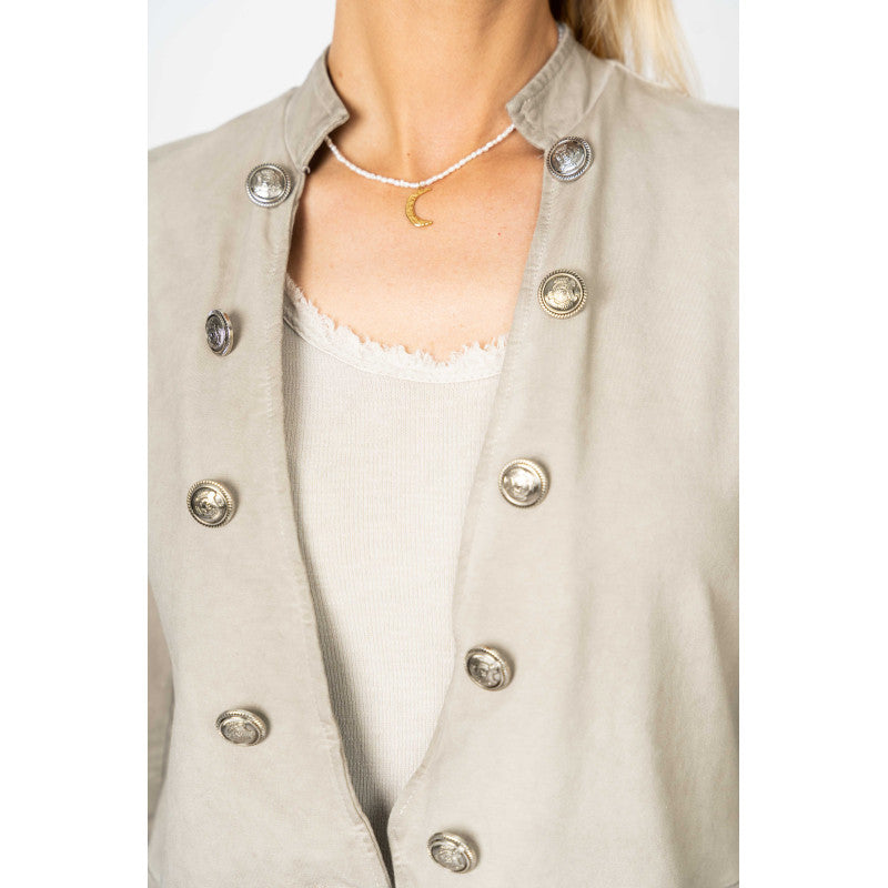 Cotton V closure Jacket