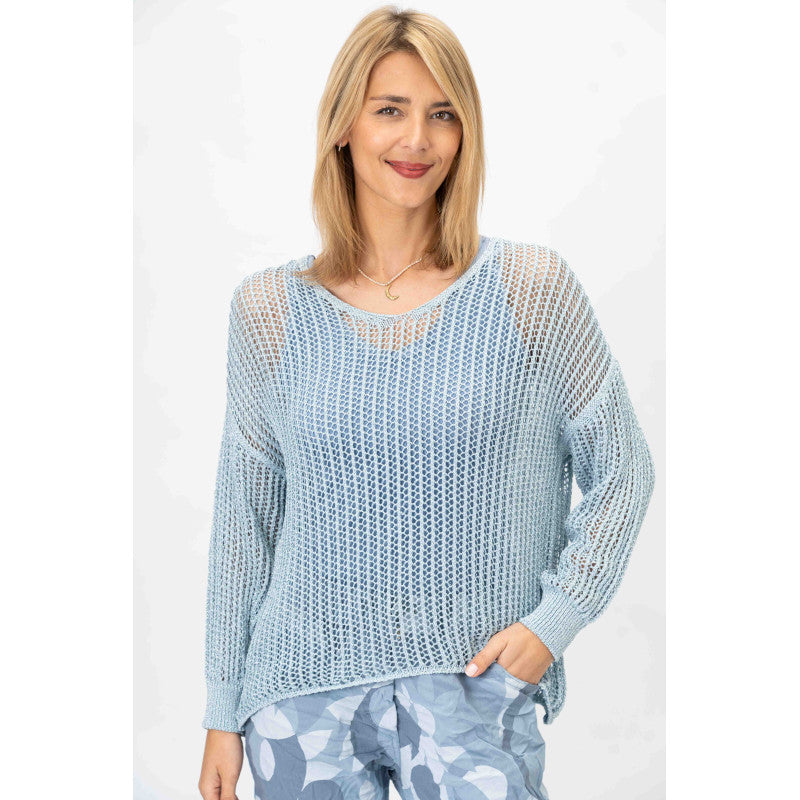 Open Knit Long Sleeve