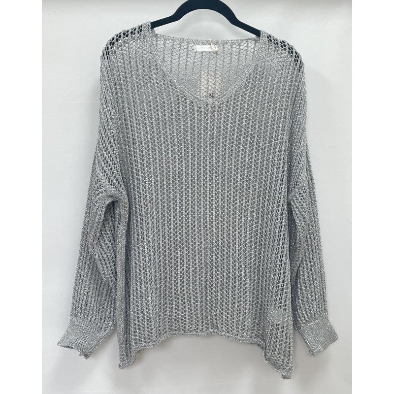 Open Knit Long Sleeve