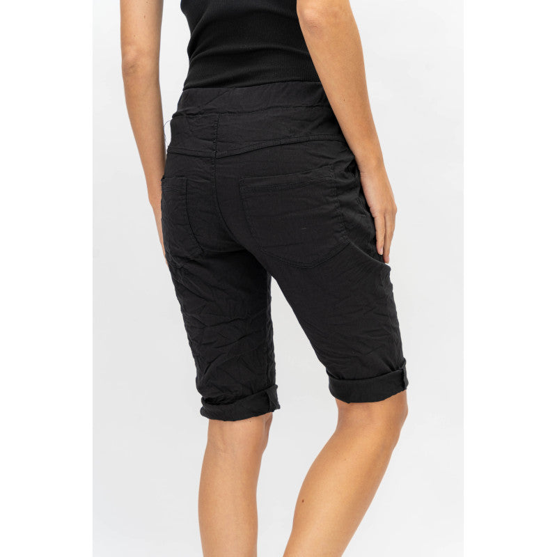 Embroidered Flower Shorts