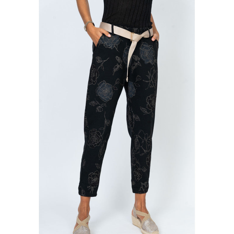 Gold Roses Pant