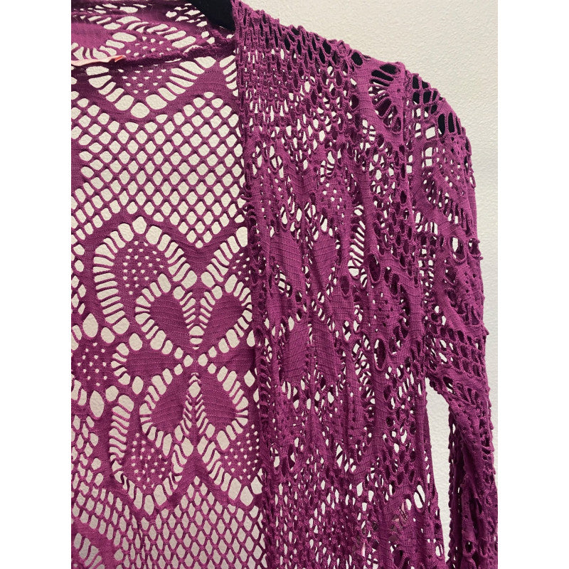 Laser cut medium Cardigan