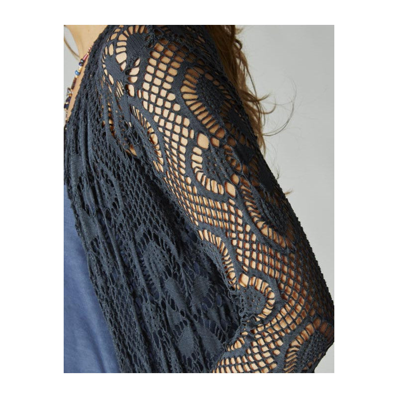 Laser cut cardigan