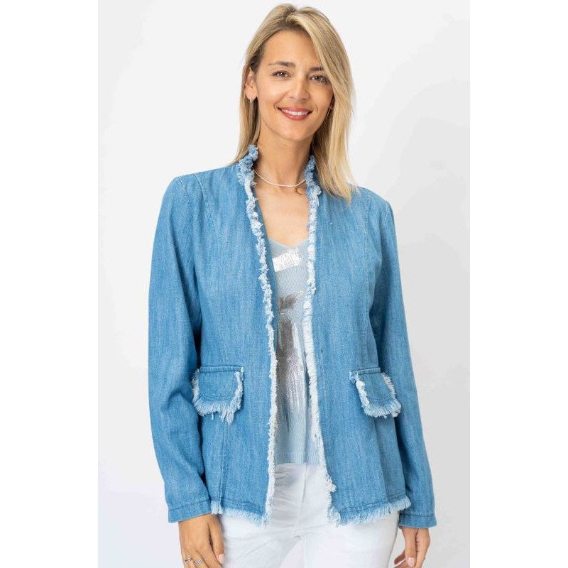 Jeans Jacket raw edge