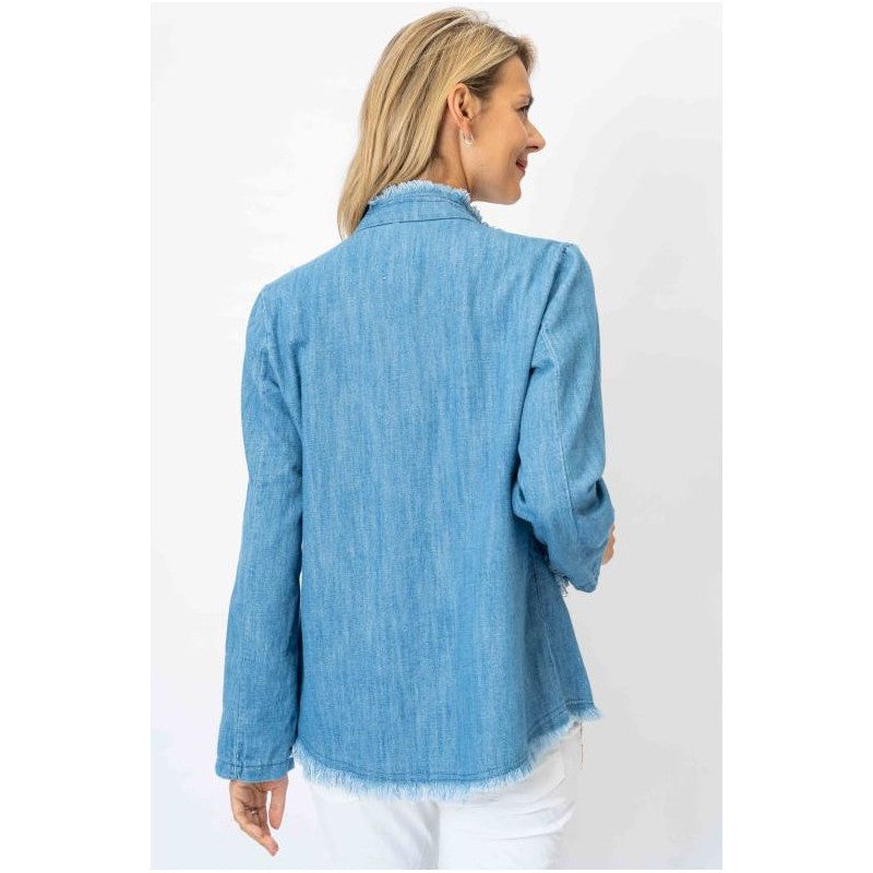 Jeans Jacket raw edge