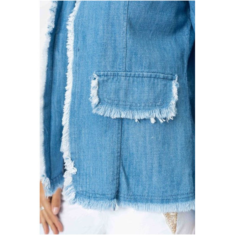 Jeans Jacket raw edge