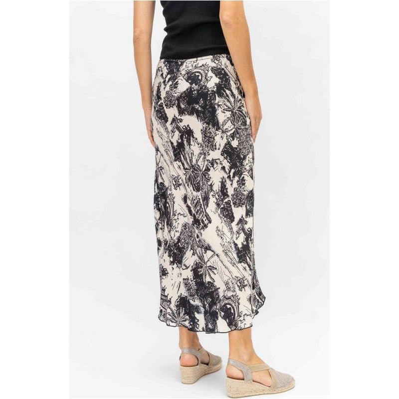 "Jouy" printed Skirt