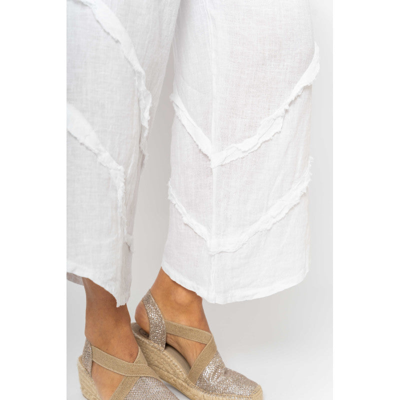 Linen pants w/ Detail at Bottom
