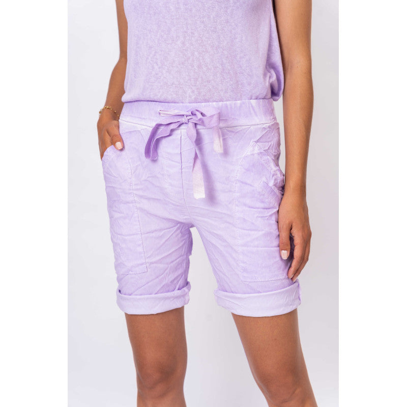Flat pocket Mid Thigh Short