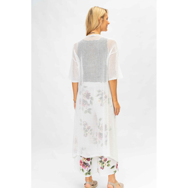 Open Knit Cotton Duster