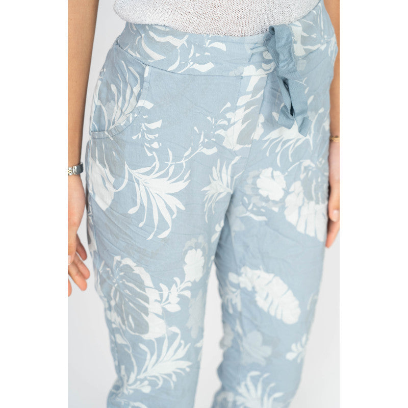 Palm Leaf Print Jegging