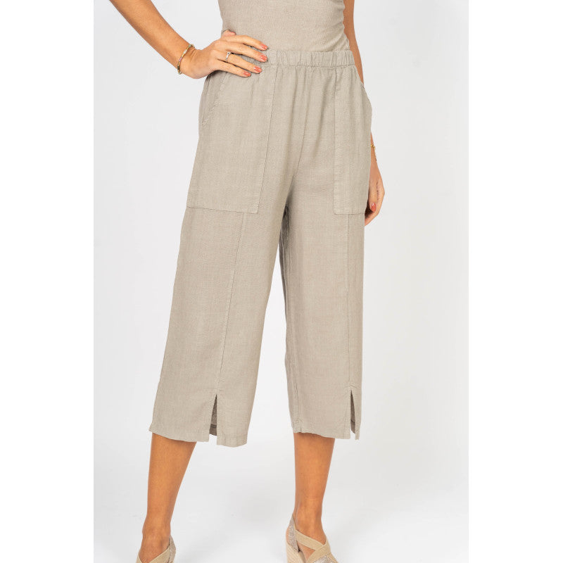 Pant W/Front Slit