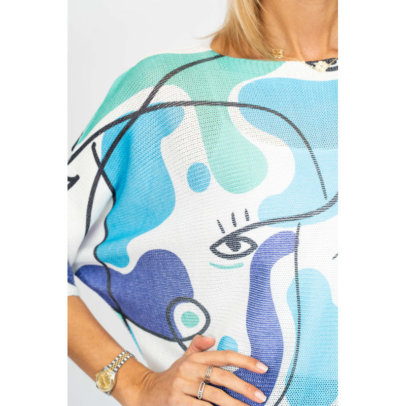 "PIC" BATWING SWEATER