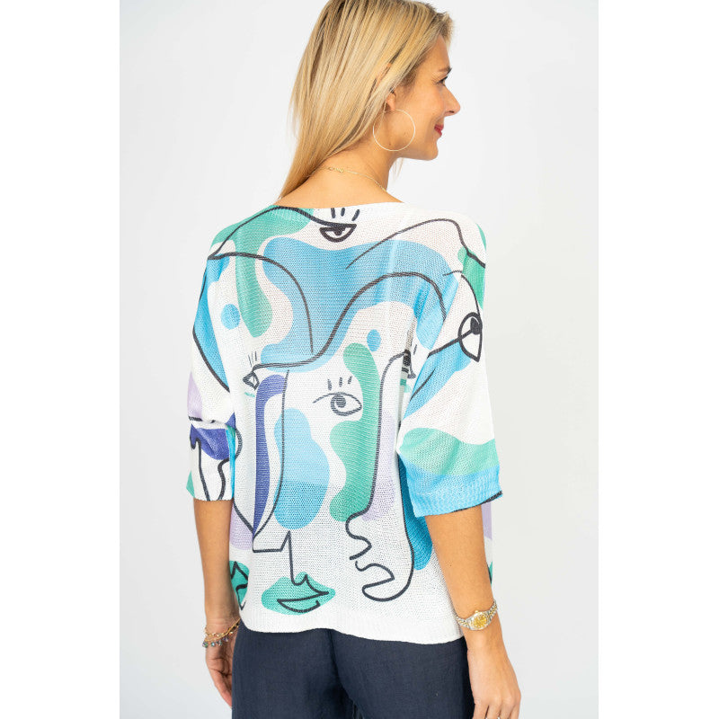 "PIC" BATWING SWEATER