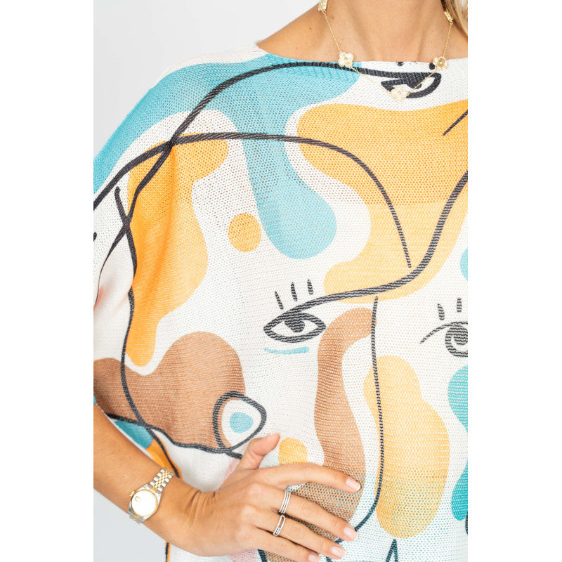 "PIC" BATWING SWEATER