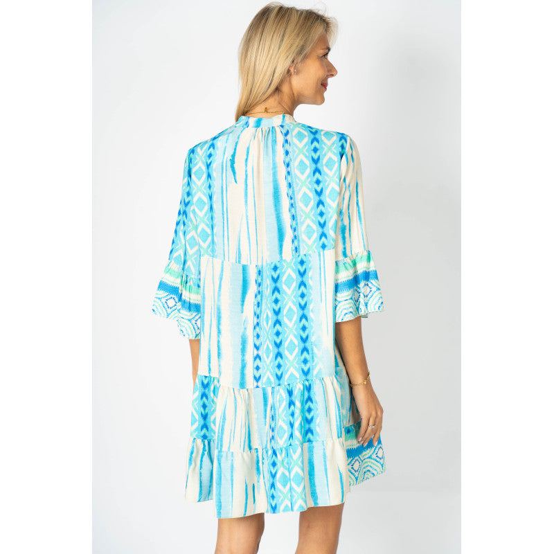 Printed Baby Doll Dress