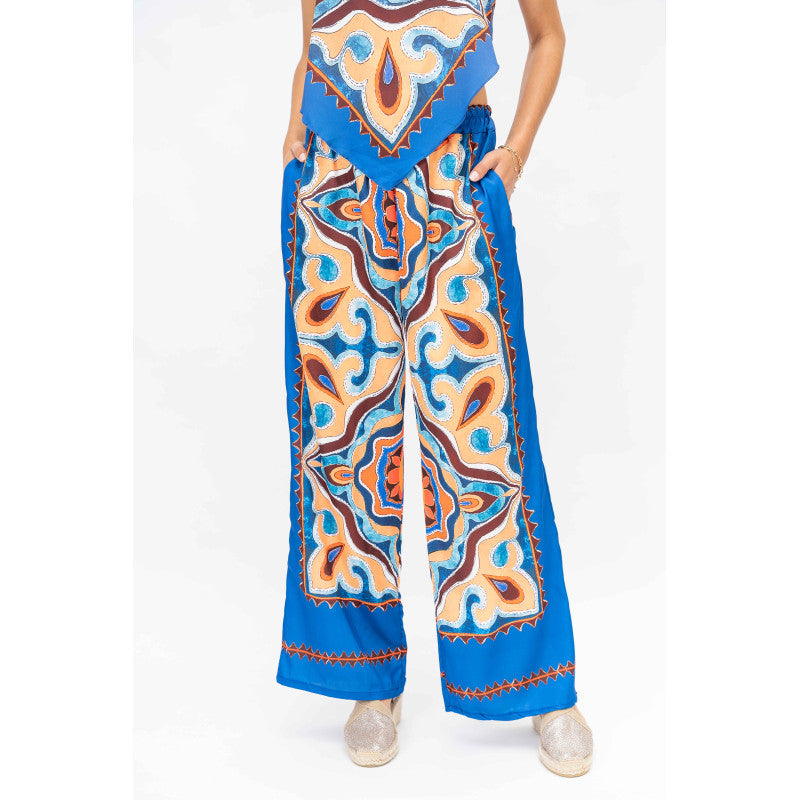 Printed Palazzo and Top Set