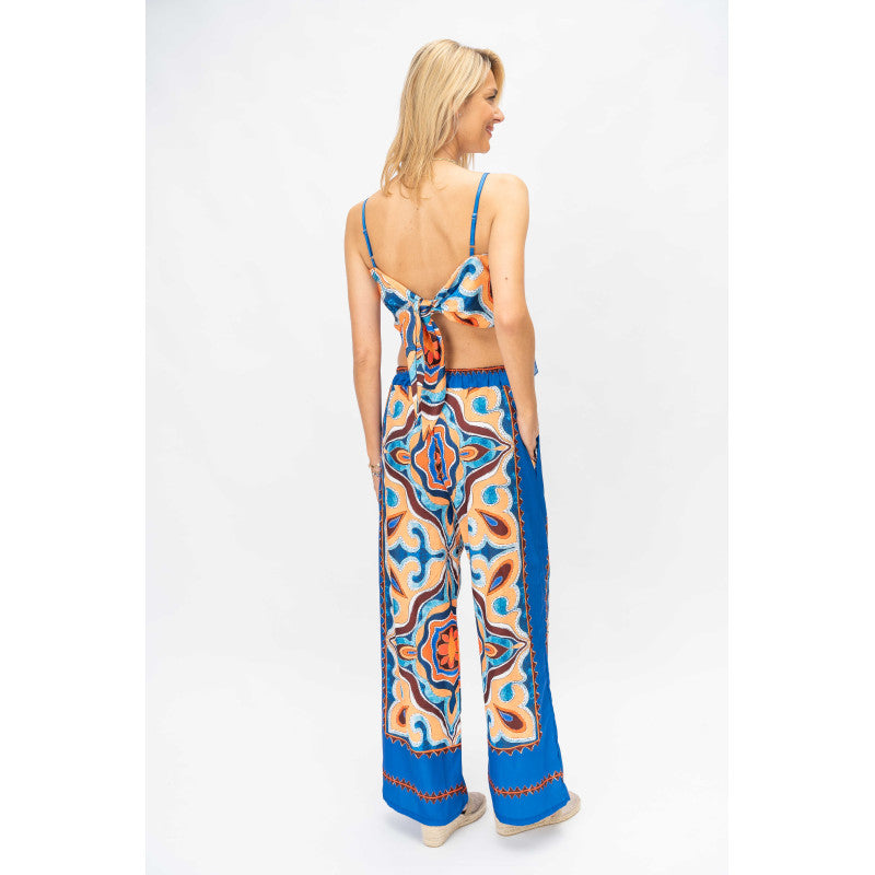 Printed Palazzo and Top Set
