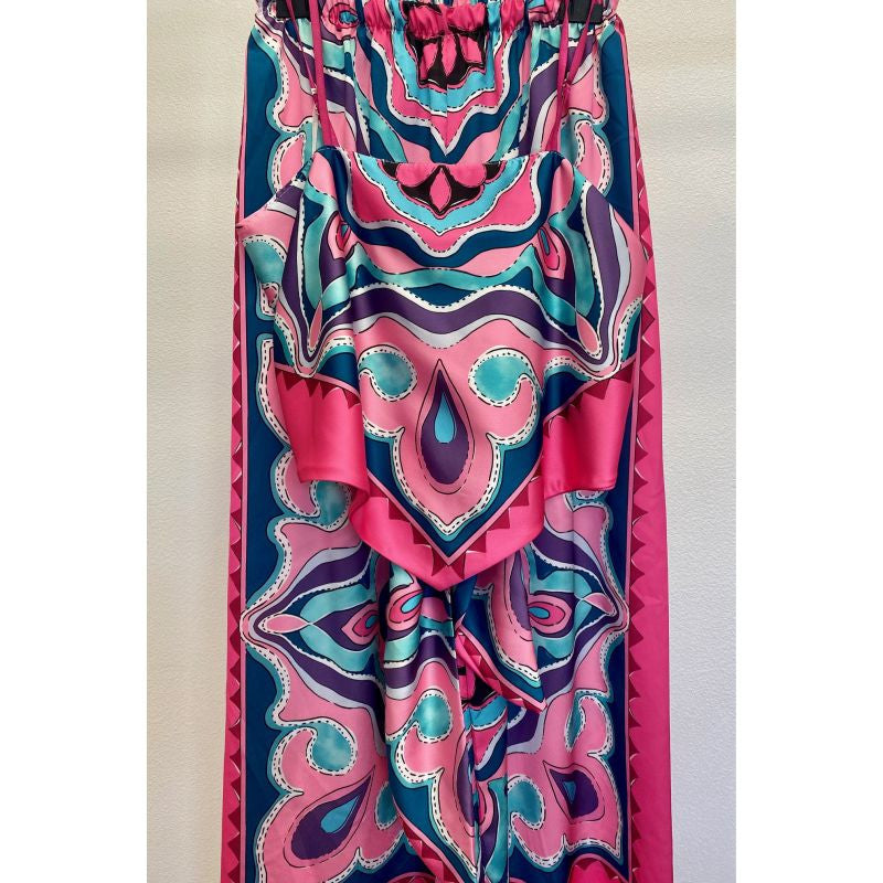 Printed Palazzo and Top Set