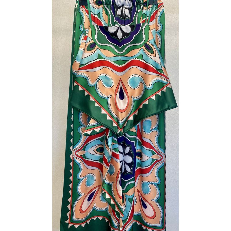 Printed Palazzo and Top Set