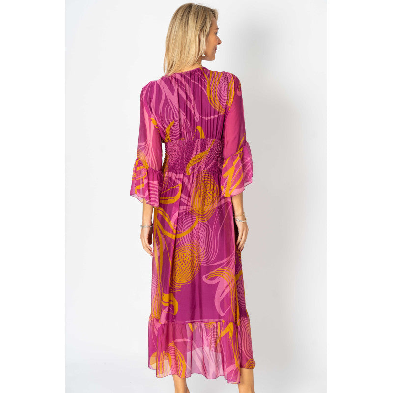Printed Silk Dress