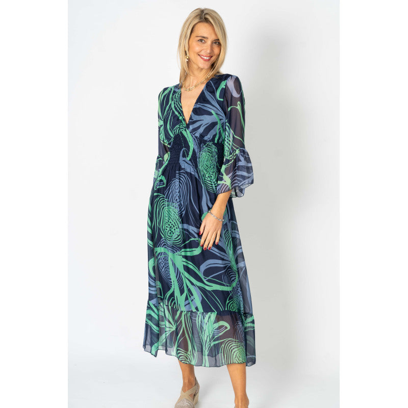 Printed Silk Dress