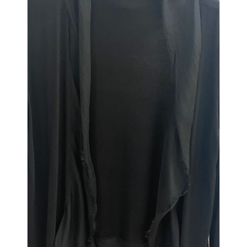 Silk Long Ruffle Jacket