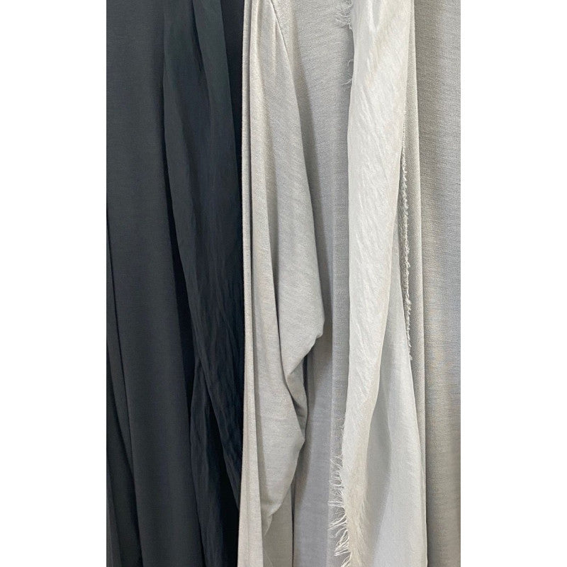 Silk Long Ruffle Jacket