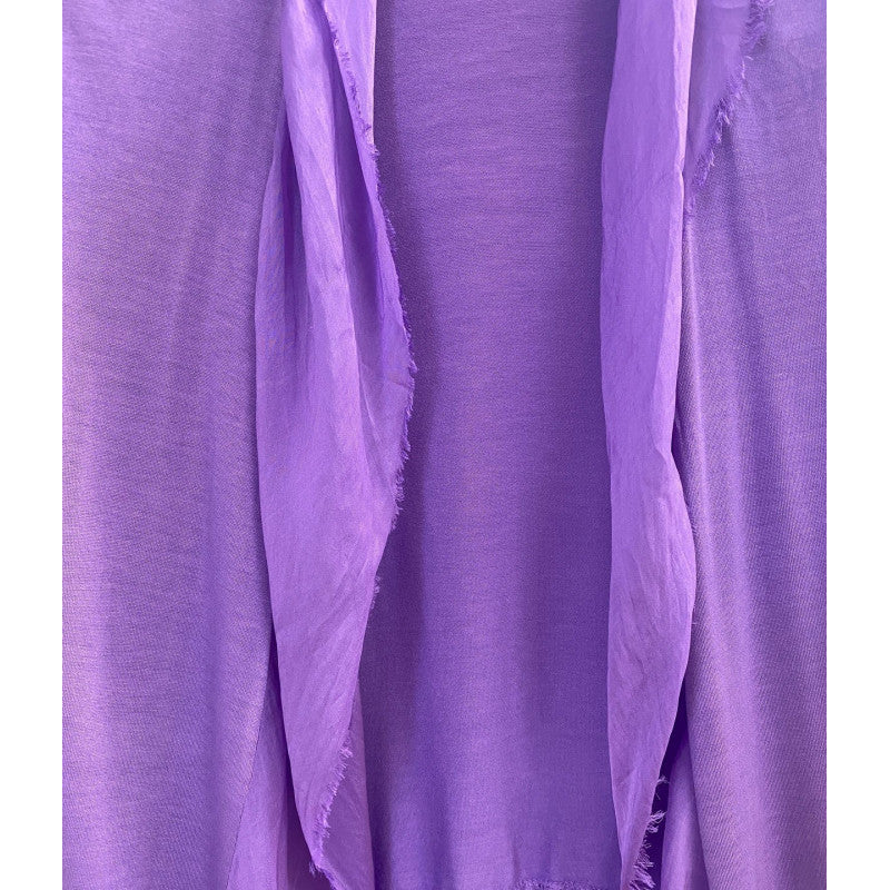 Silk Long Ruffle Jacket