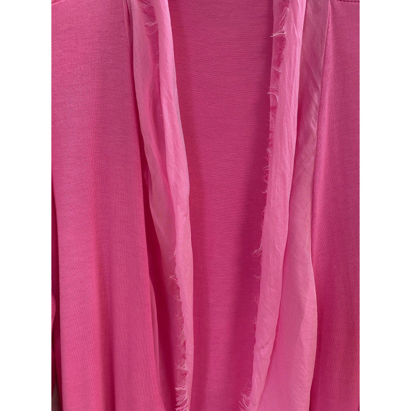 Silk Long Ruffle Jacket