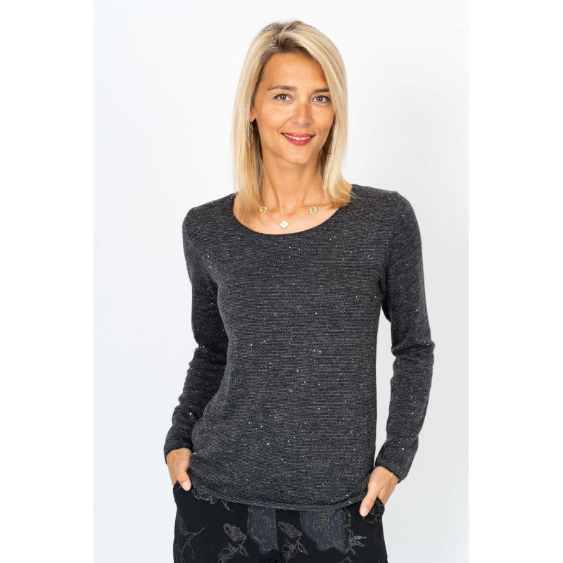 Sized Top with Sequins