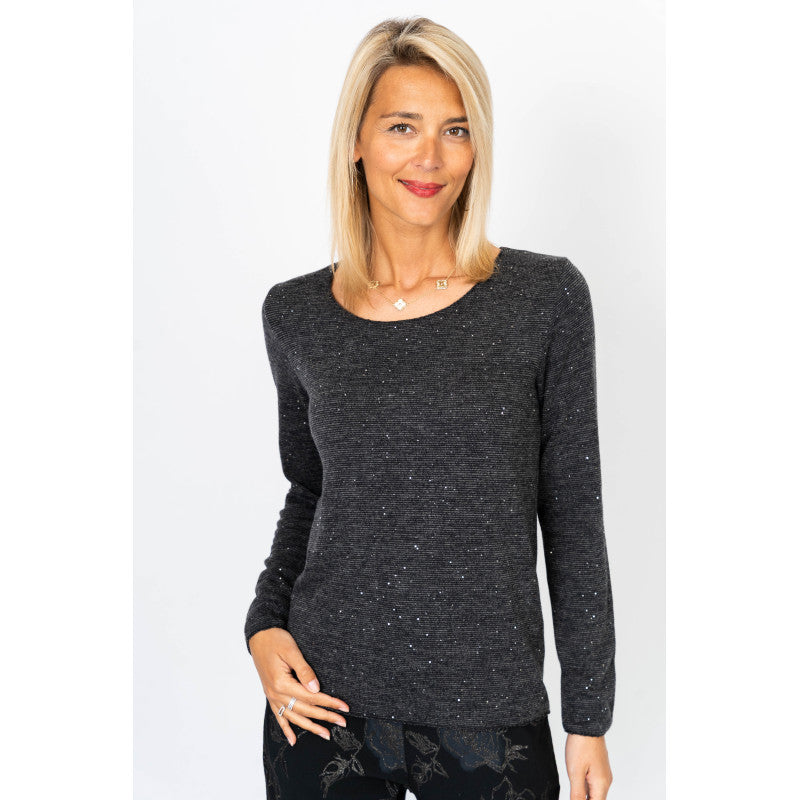 Sized Top with Sequins