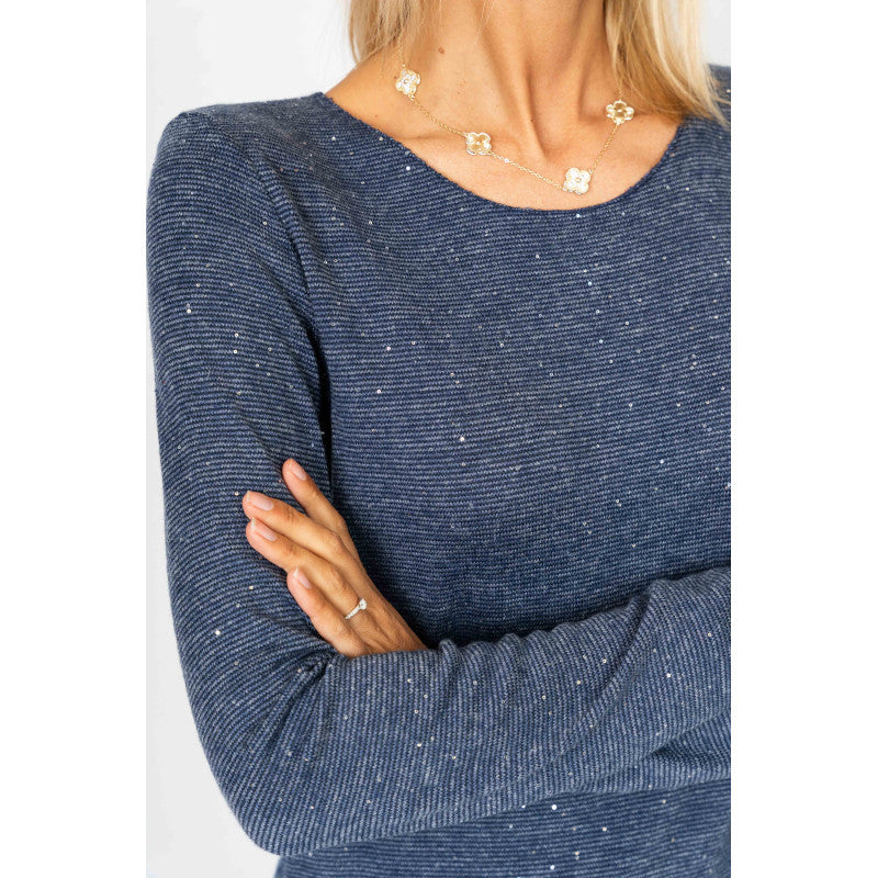 Sized Top with Sequins