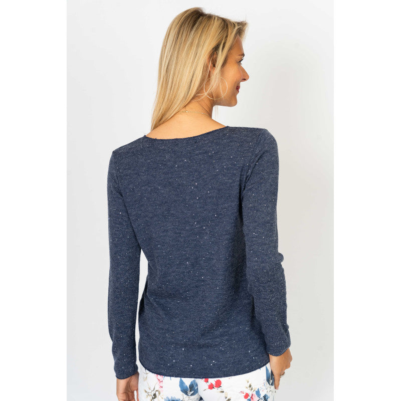 Sized Top with Sequins