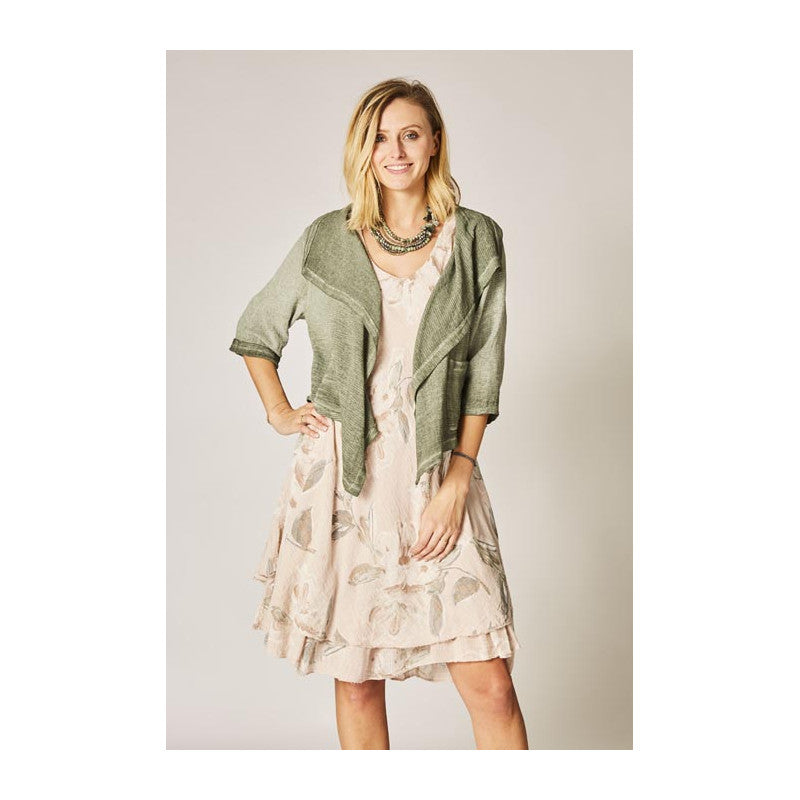 Sleeveless Flower Print Dress