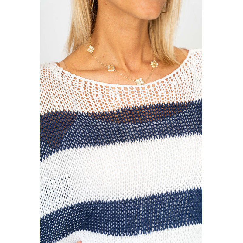 Striped Knit Top