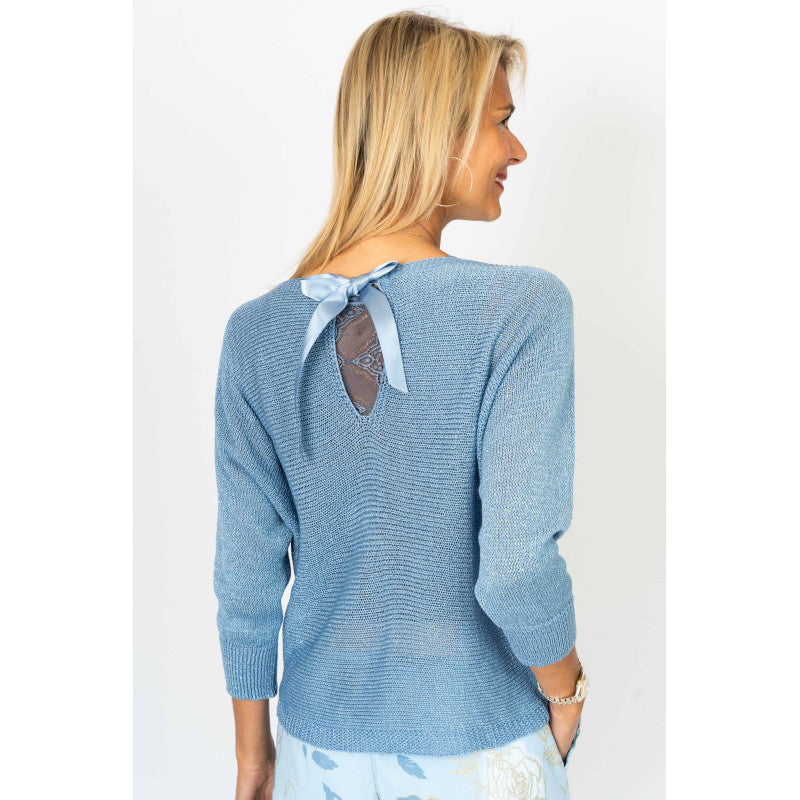 Sweater with Bow detail on back