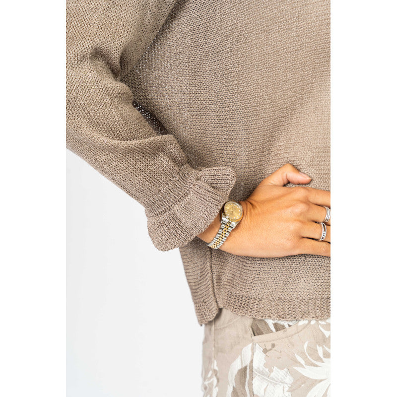 Sweater with Rhinestone details on back